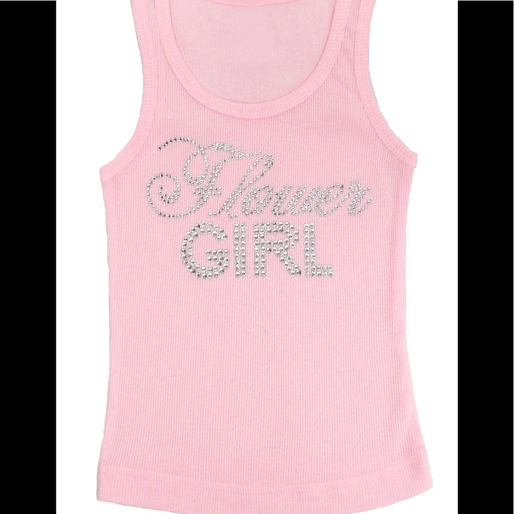 🔥Final price drop🔥Big Bling Flower Girl Tank Top